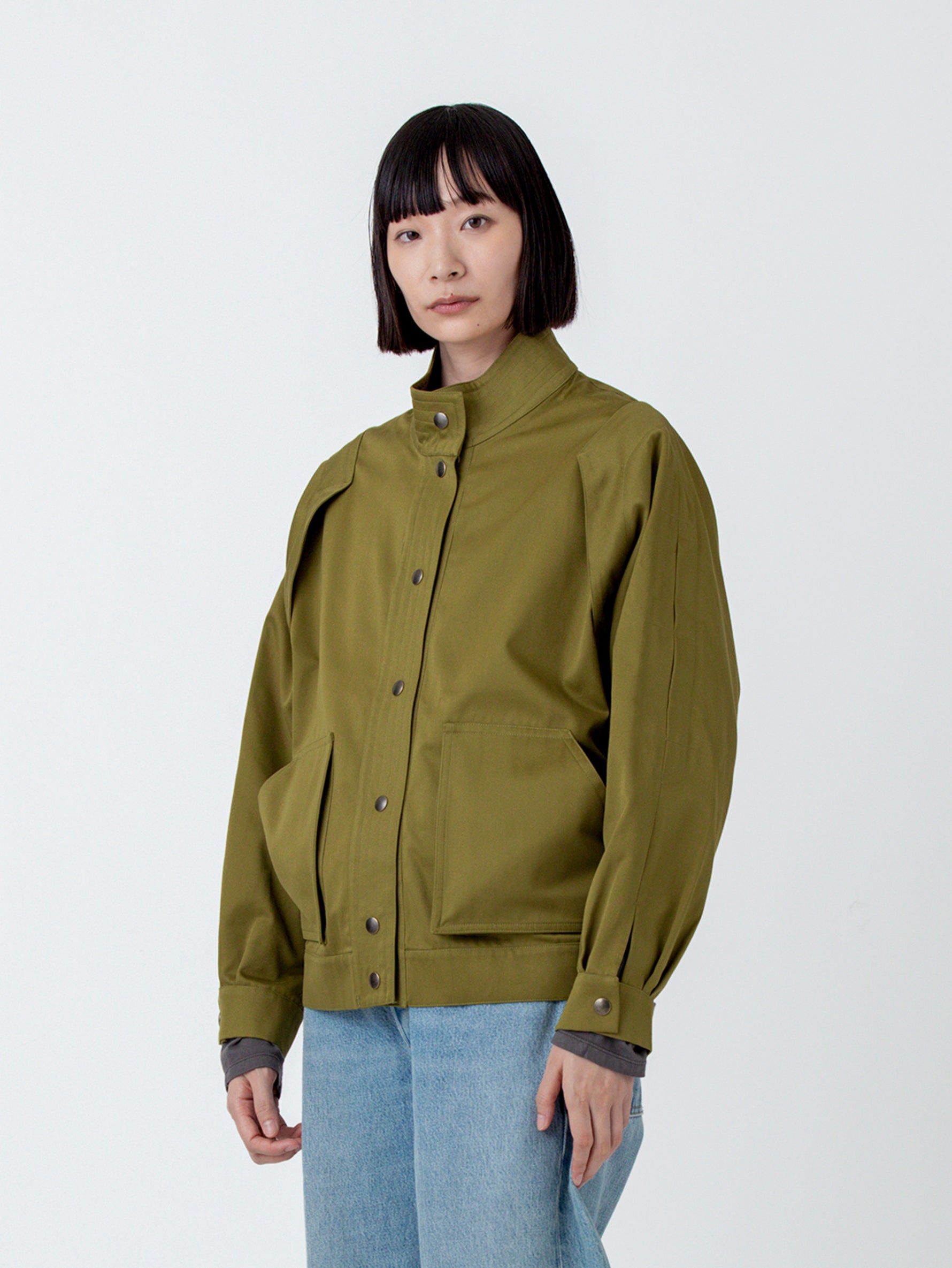 LES PRAIRIES DE PARIS | BLOUSON スタンドカラードルマンジャケット