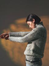 BATONER | モヘヤノルディックタートルネックニット