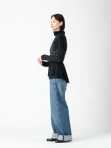 enrica | ラメ色ジャガードニットビスチェ KNIT169