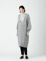 enrica | ラメボーダーマキシ丈ワンピース KNIT163