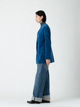 enrica | インディゴコットンベロアジャケット JACKET 016-3
