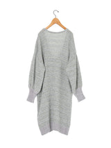 enrica | ラメボーダーマキシ丈ワンピース KNIT163
