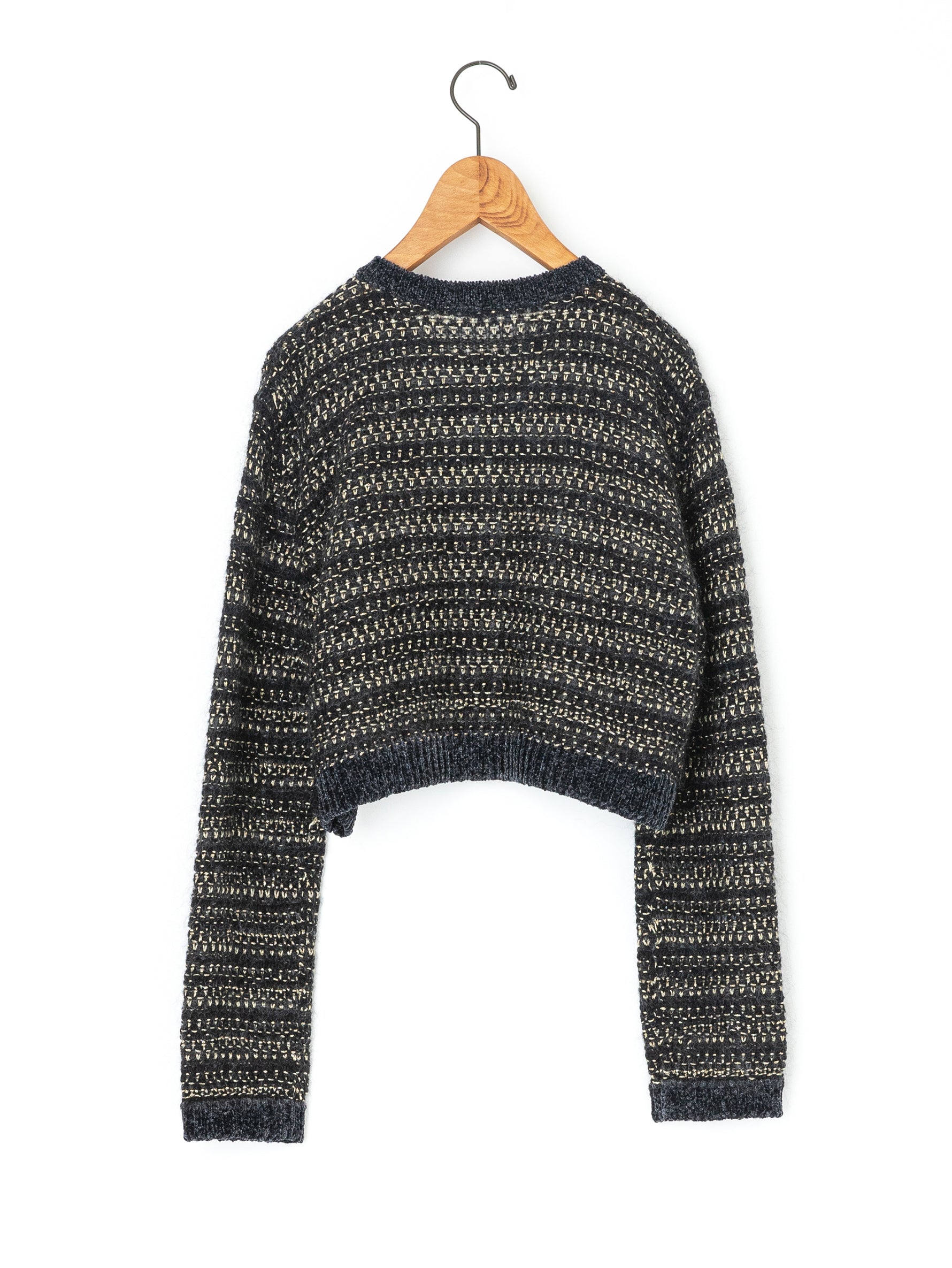 enrica | ラメボーダーボレロ風カーディガン KNIT165
