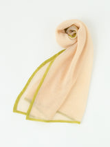 ASAUCE MELER | ハイゲージラミーニットトリミングスカーフ