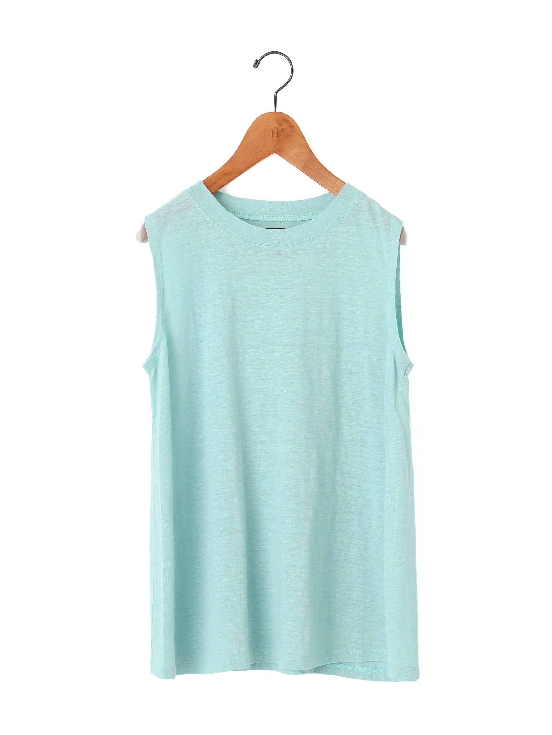 BATONER | WASHED LINEN A-LINE NO SLEEVE BN-24SL-062