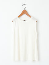 BATONER | ウォッシュドリネンAラインノースリーブ