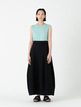 BATONER | ウォッシュドリネンAラインノースリーブ