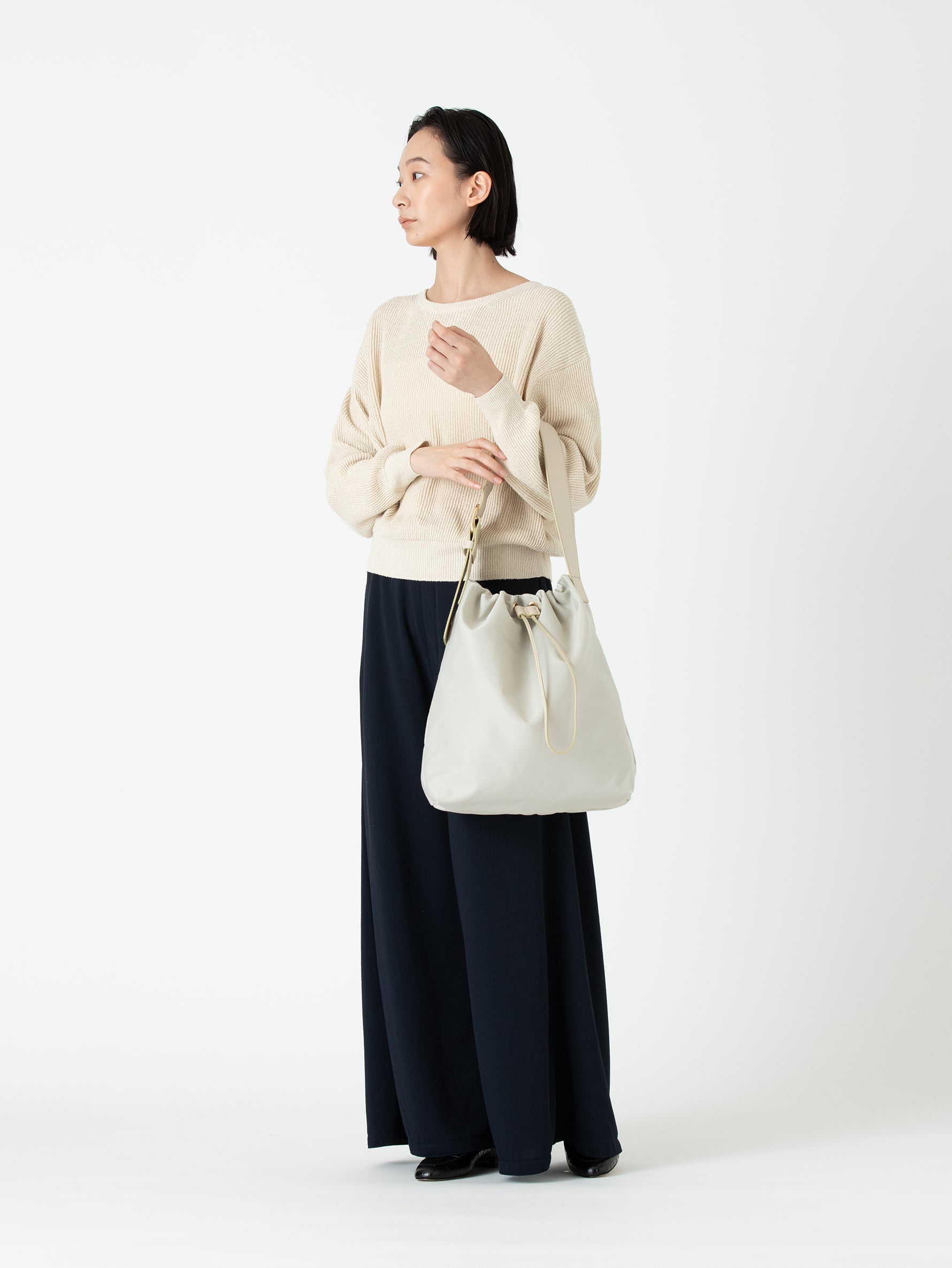 ORSETTO | バックル付きナイロンショルダーバッグ 01-125-02 SECCHIO