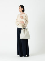 ORSETTO | バックル付きナイロンショルダーバッグ