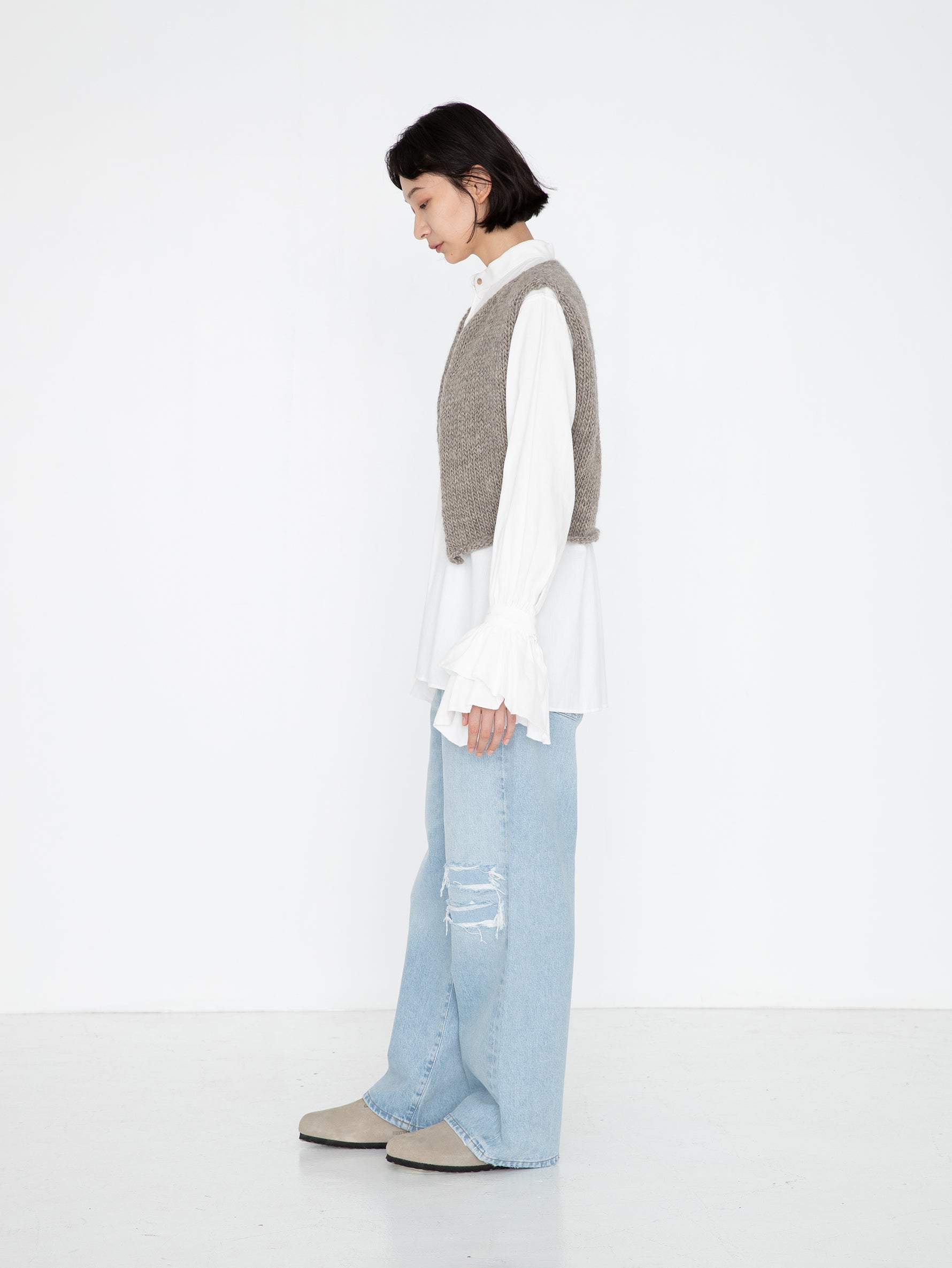 BIRKENSTOCK | トキオシアリングスエードファーサンダル Tokio Shearling LEVE Taupe LAF 1028349