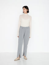 COGTHEBIGSMOKE | スリット付きナローレッグパンツ KAILEE ZIP SLIT TROUSERS