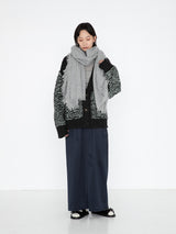 enrica | ジャガード編みリバーシブルカーディガン