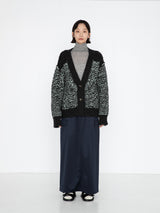 enrica | ジャガード編みリバーシブルカーディガン