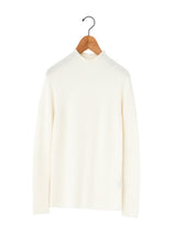 BATONER | エイジングウールリブネチャータートルネックニット