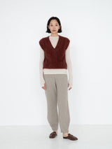 enrica | チャイニーズラクーン混ソフトタッチパンツ