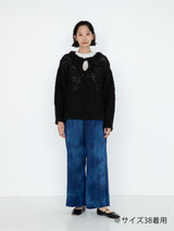 enrica | 沖縄インディゴ染めコットンシルクパンツ