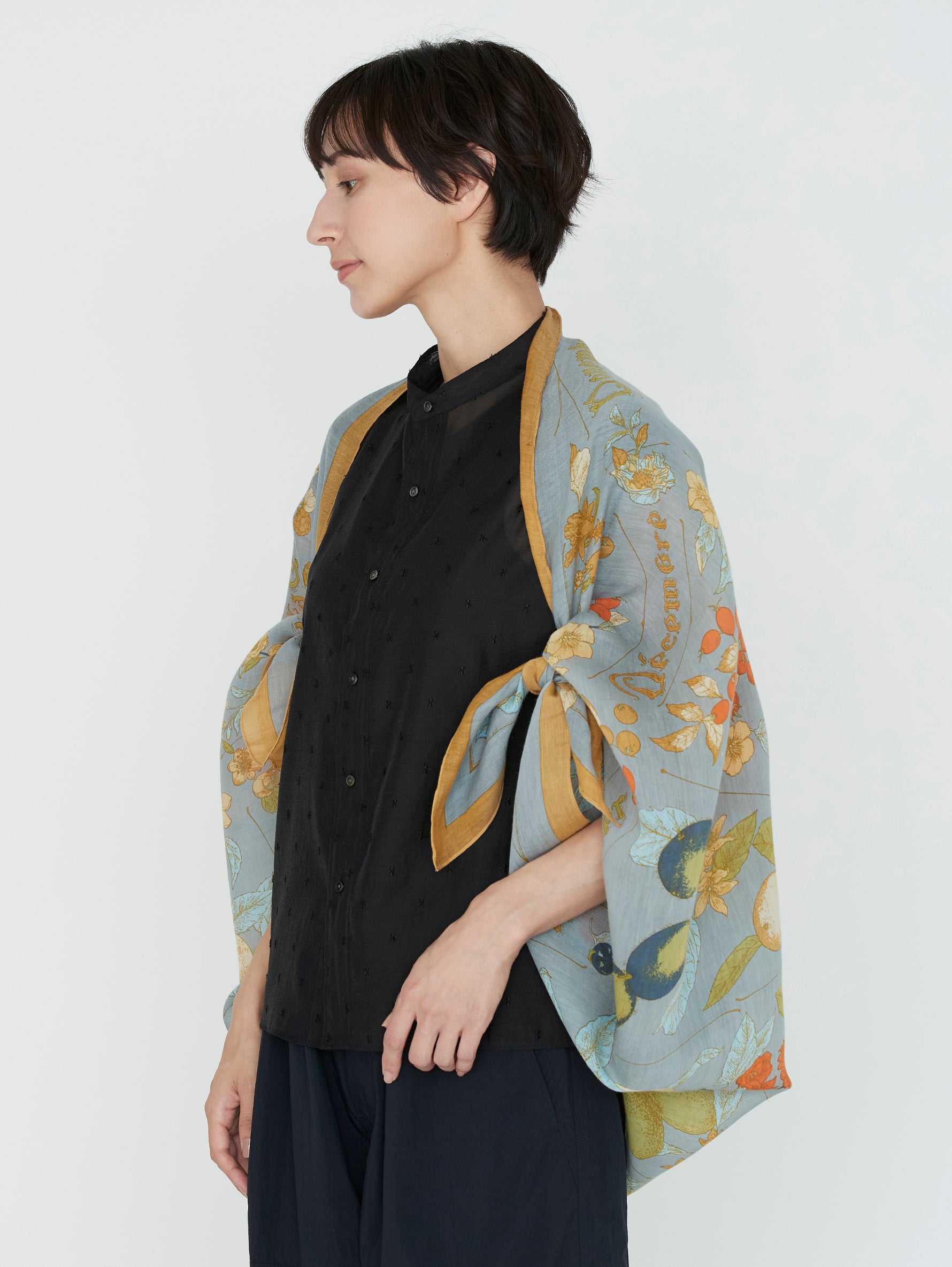 manipuri | <コットンシルクストール120>シーズナルフルーツ 0151333010