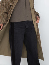 CITIZENS of HUMANITY | Side-Line Denim Pants AYLA BAGGY WITH TUXED STRIPE IN BLACK SALT