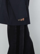 CITIZENS of HUMANITY | Side-Line Denim Pants AYLA BAGGY WITH TUXED STRIPE IN BLACK SALT
