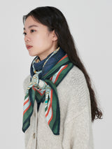 manipuri | <ウールシルクストールヘリンボーン織120>コラージュサムウェア