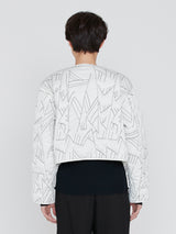 manipuri | <キルティングショートジャケット>リバーシブル タパ