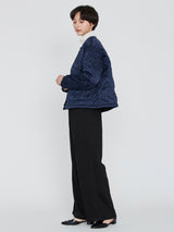 manipuri | <キルティングクルーネックジャケット>リバーシブル タパ