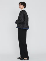 manipuri | <キルティングクルーネックジャケット>リバーシブル タパ