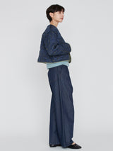 manipuri | <キルティングショートジャケット>リバーシブル マウンテン