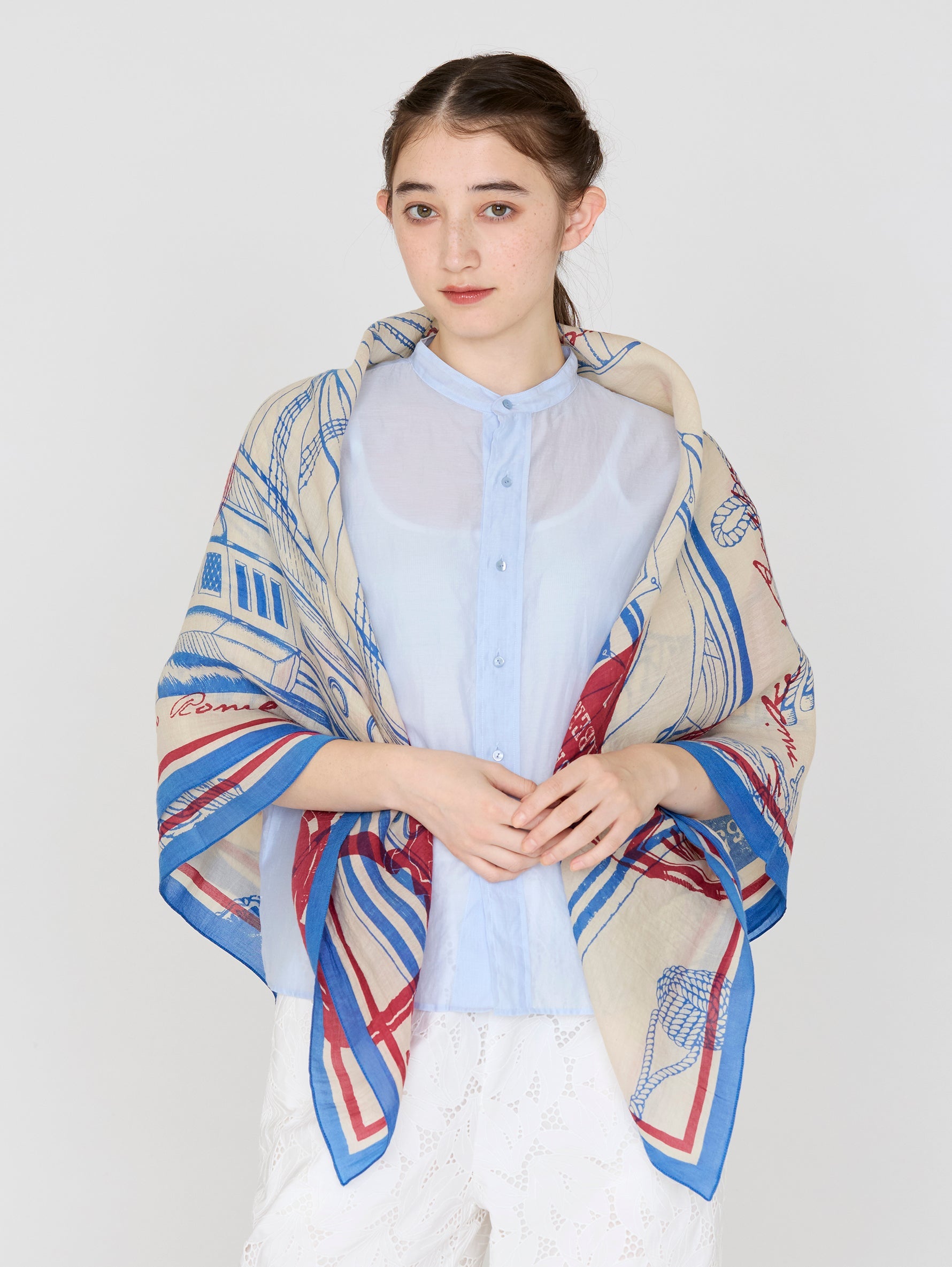 manipuri | <コットンシルクストール120>ボンメール 0161333006