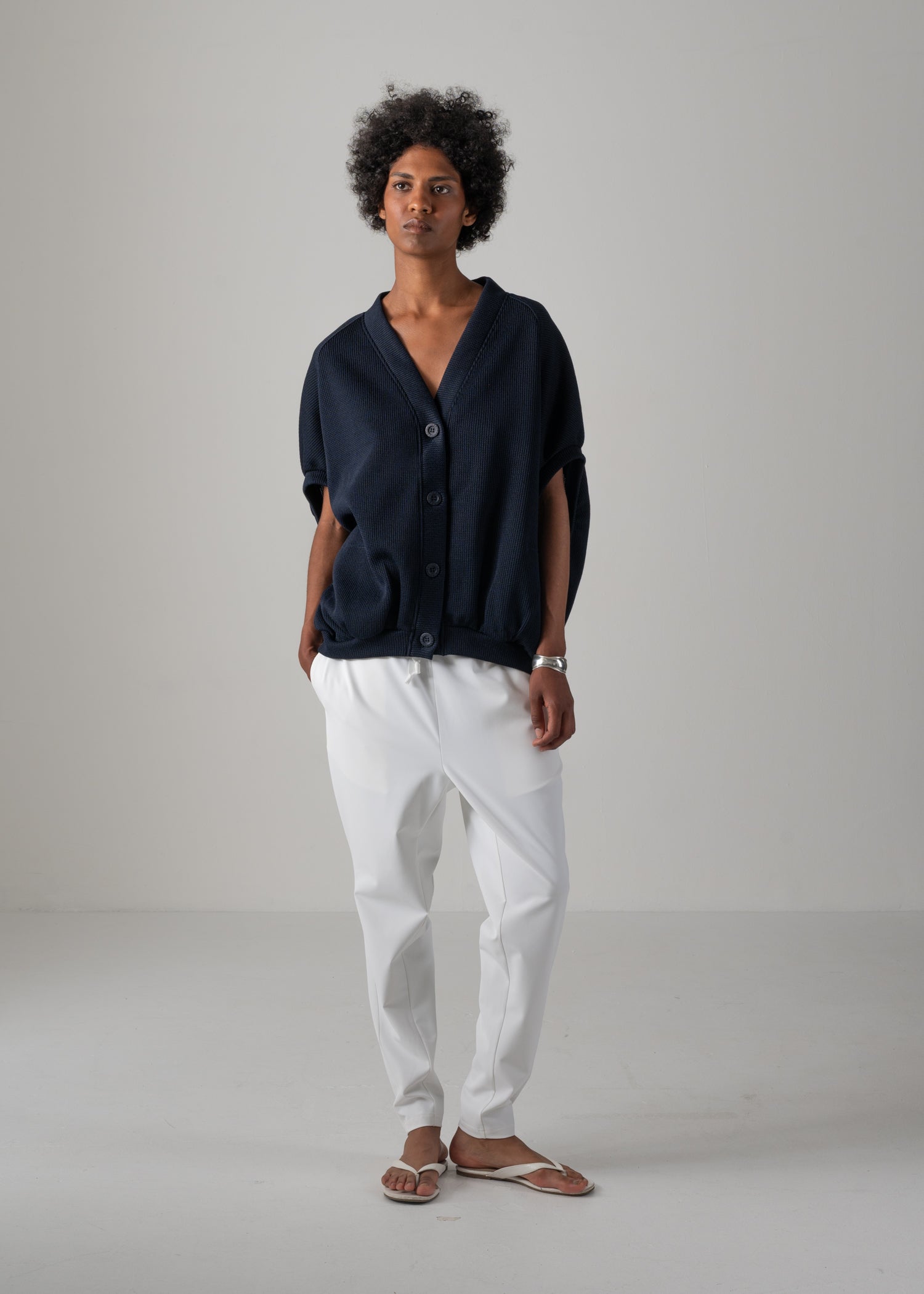 COGTHEBIGSMOKE | NEELA PUFF SLEEVE CARDIGAN 14201-239-1422-1
