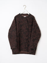 manipuri | <ジャガードコクーンコート>アラベスク