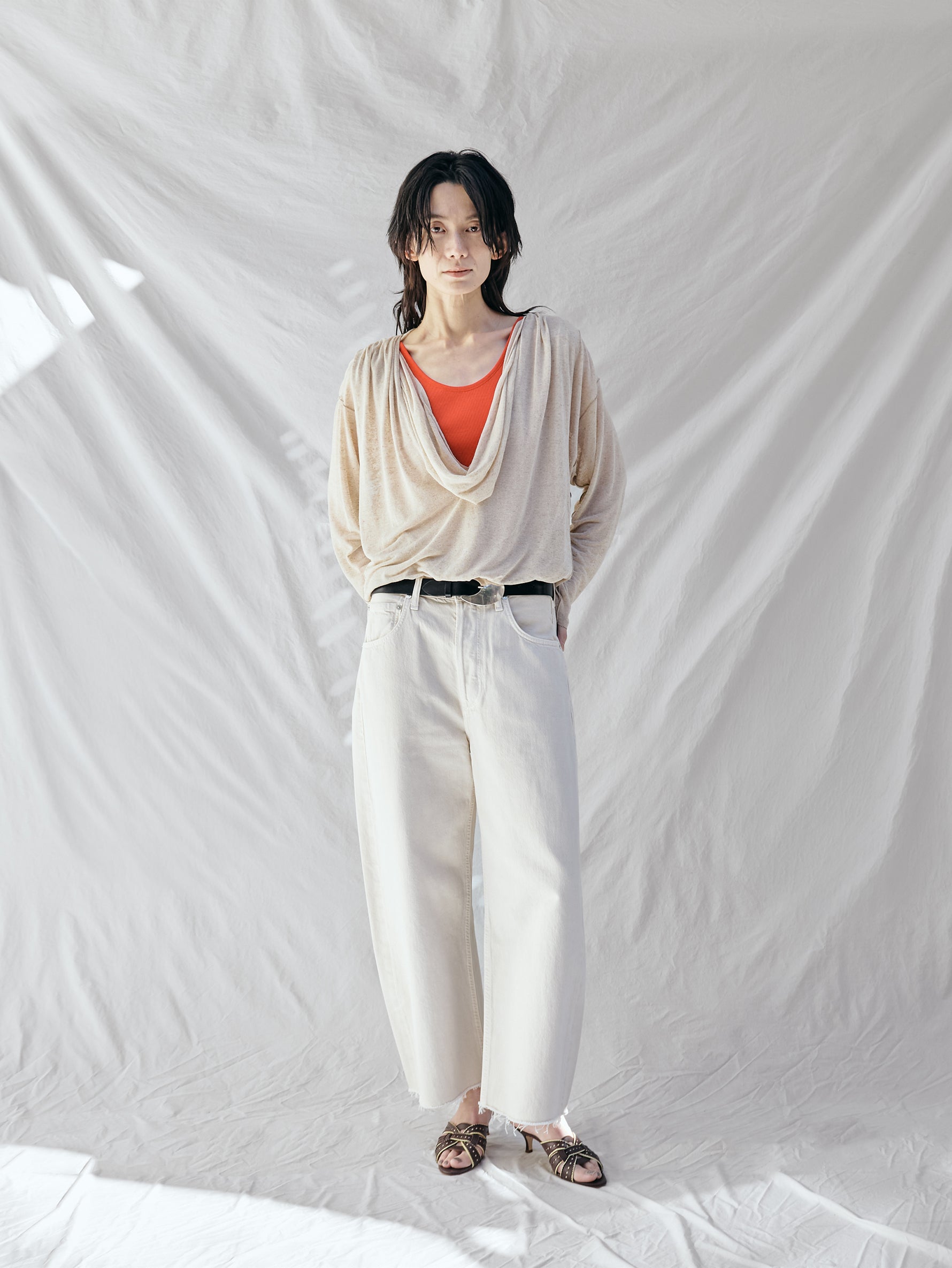GGG | Draped Long SleevePull Over 02-01-1859