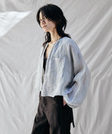 enrica | リネンボイルブラウス H+HELIOTROPE色別注 BLOUSE155