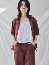 TICCA | TBFS-137 レースキャミソールHSP / white , black(別注商品)