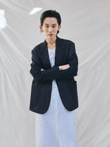 BOWTE | SUPER EXTRA FINE WORSTED & SILK SHEER VOILE TAILORED JACKET 261-06-0010