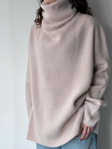 BATONER | カシミヤフォックスユニークタートルニット