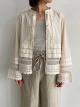 H.A.O | ドビー素材チャイナシャツ