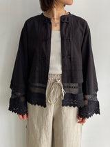 H.A.O | ドビー素材チャイナシャツ