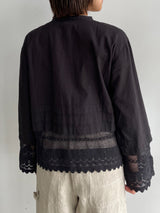 H.A.O | ドビー素材チャイナシャツ