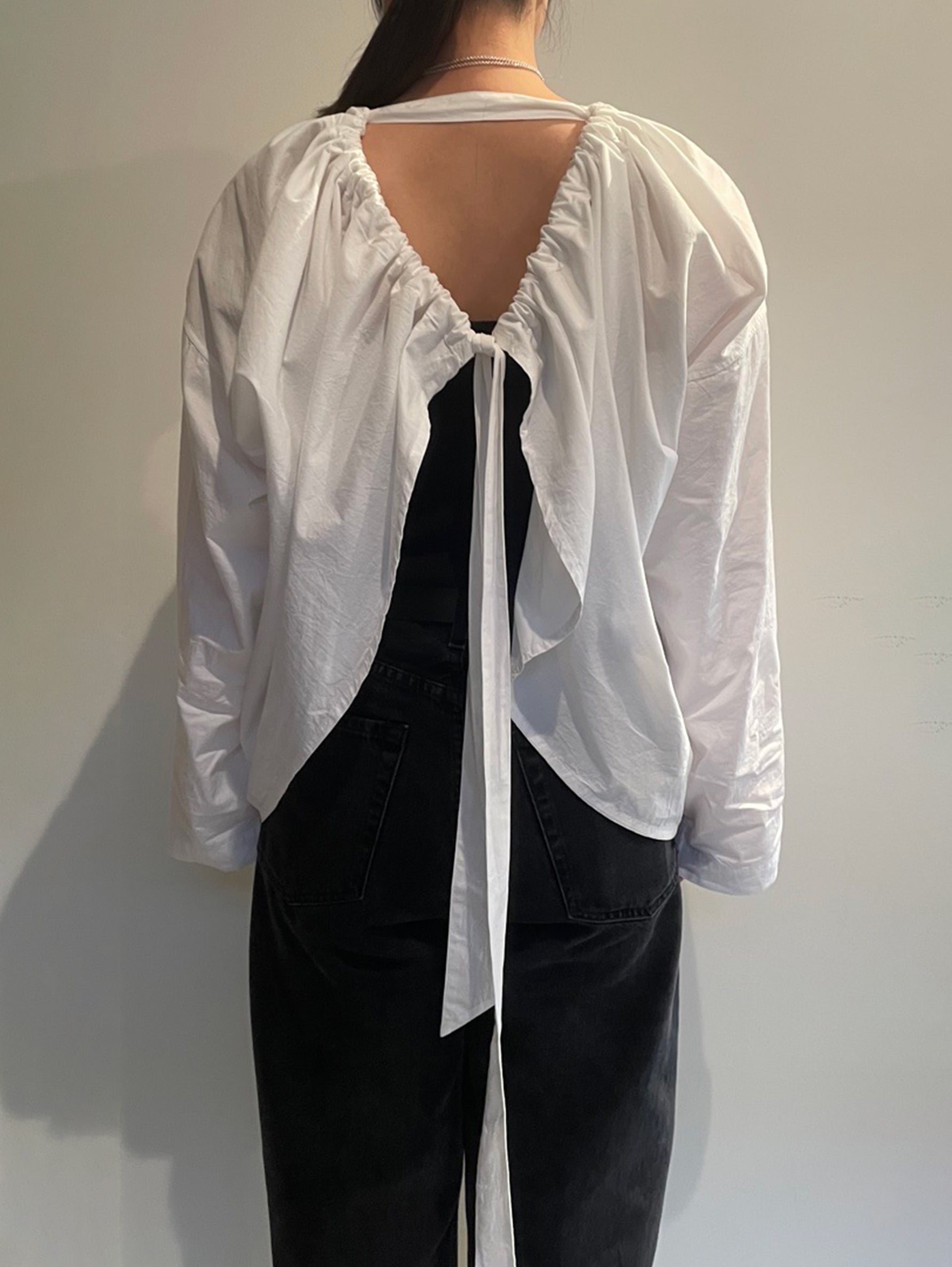 SEEALL | BACK GATHER TOP SAW63 TP306