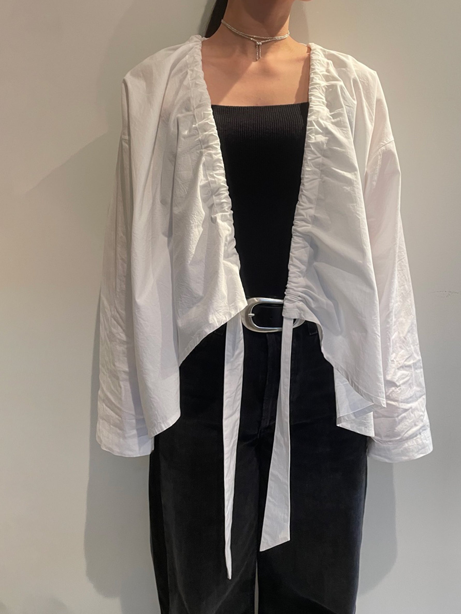 SEEALL | BACK GATHER TOP SAW63 TP306