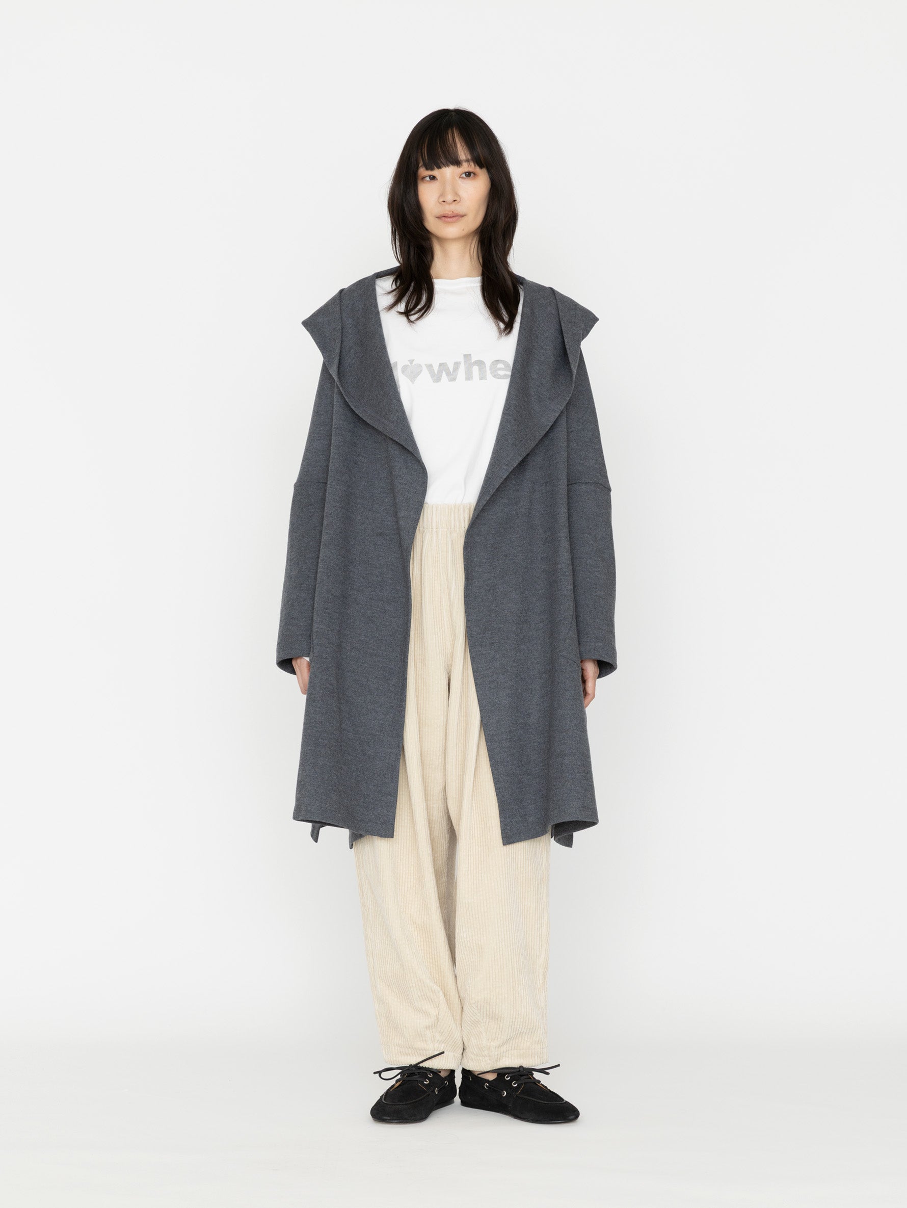 COGTHEBIGSMOKE | ORNELLA HOODED WRAP COAT 15802-263-1520-1