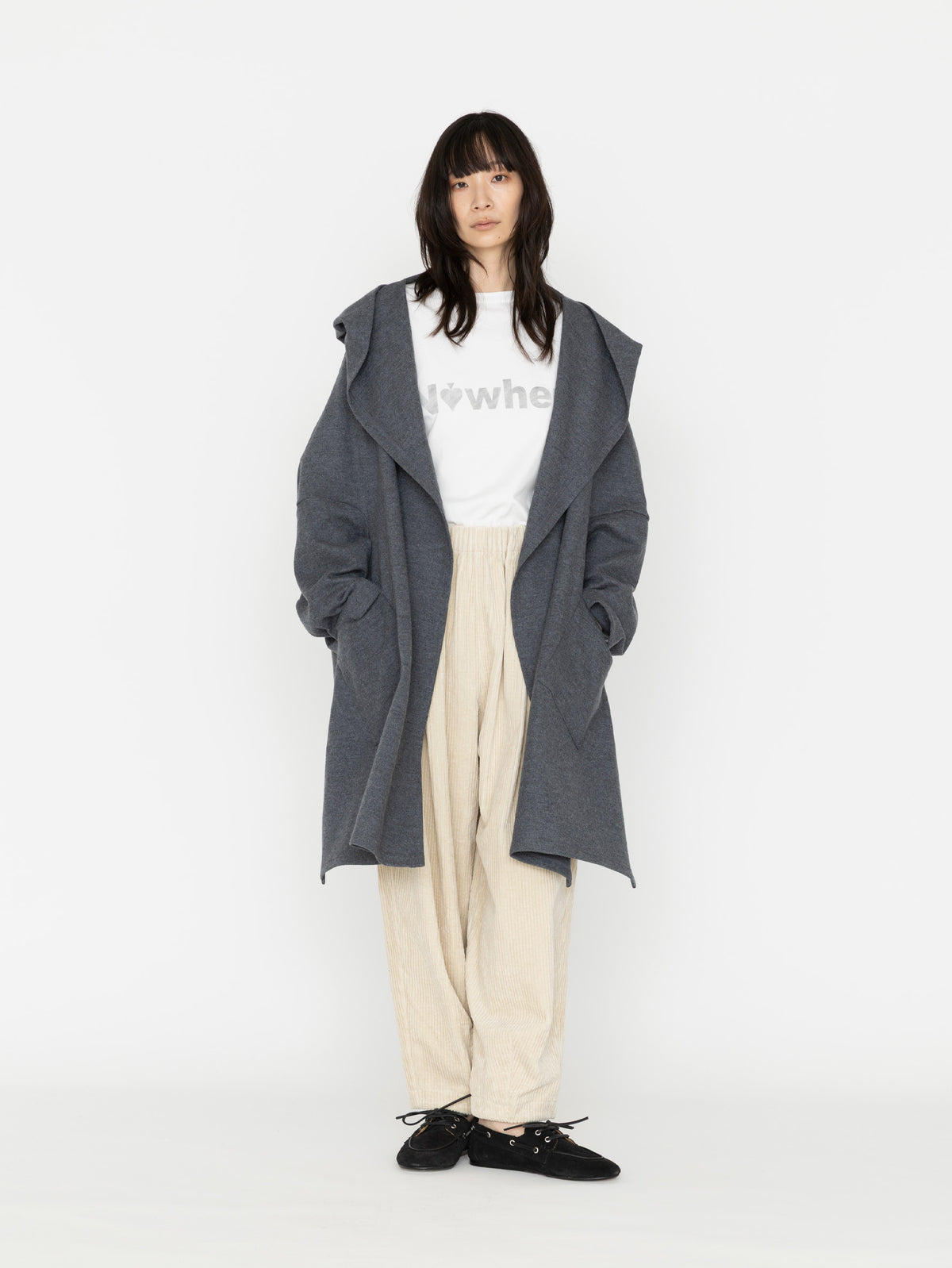 COGTHEBIGSMOKE | ORNELLA HOODED WRAP COAT 15802-263-1520-1
