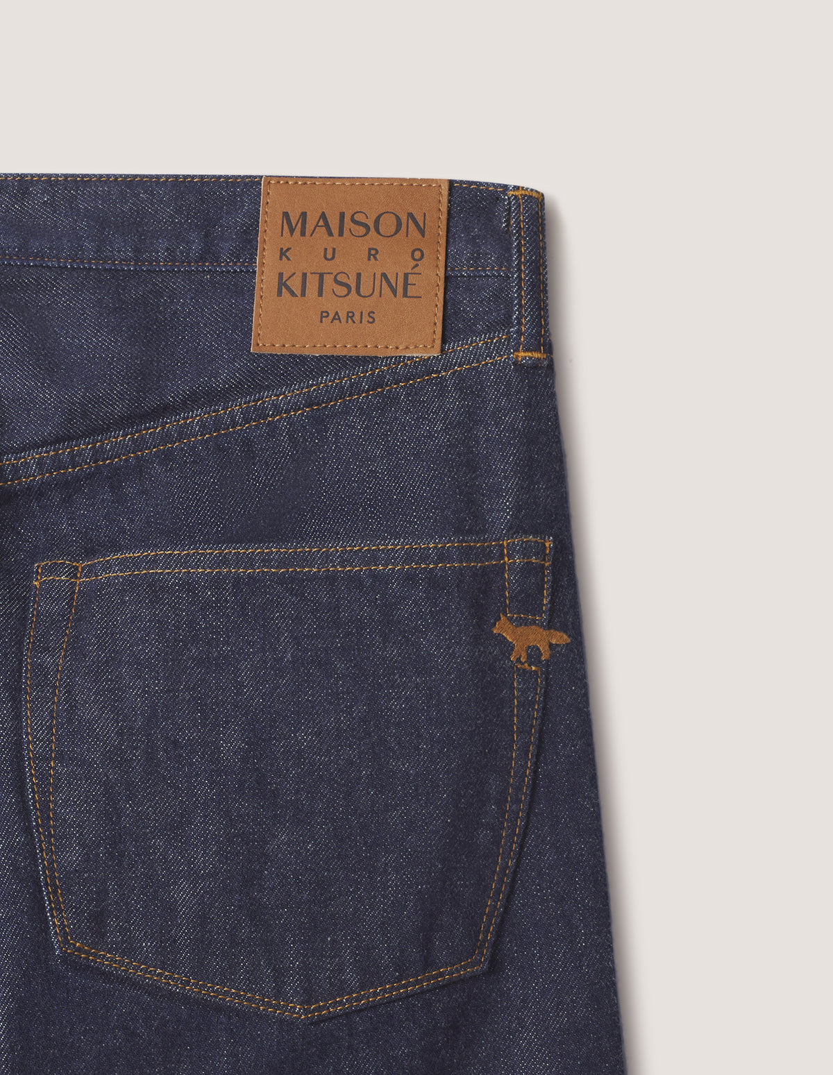 MAISON KITSUNÉ × KURO SELVEDGE DENIM PANTS