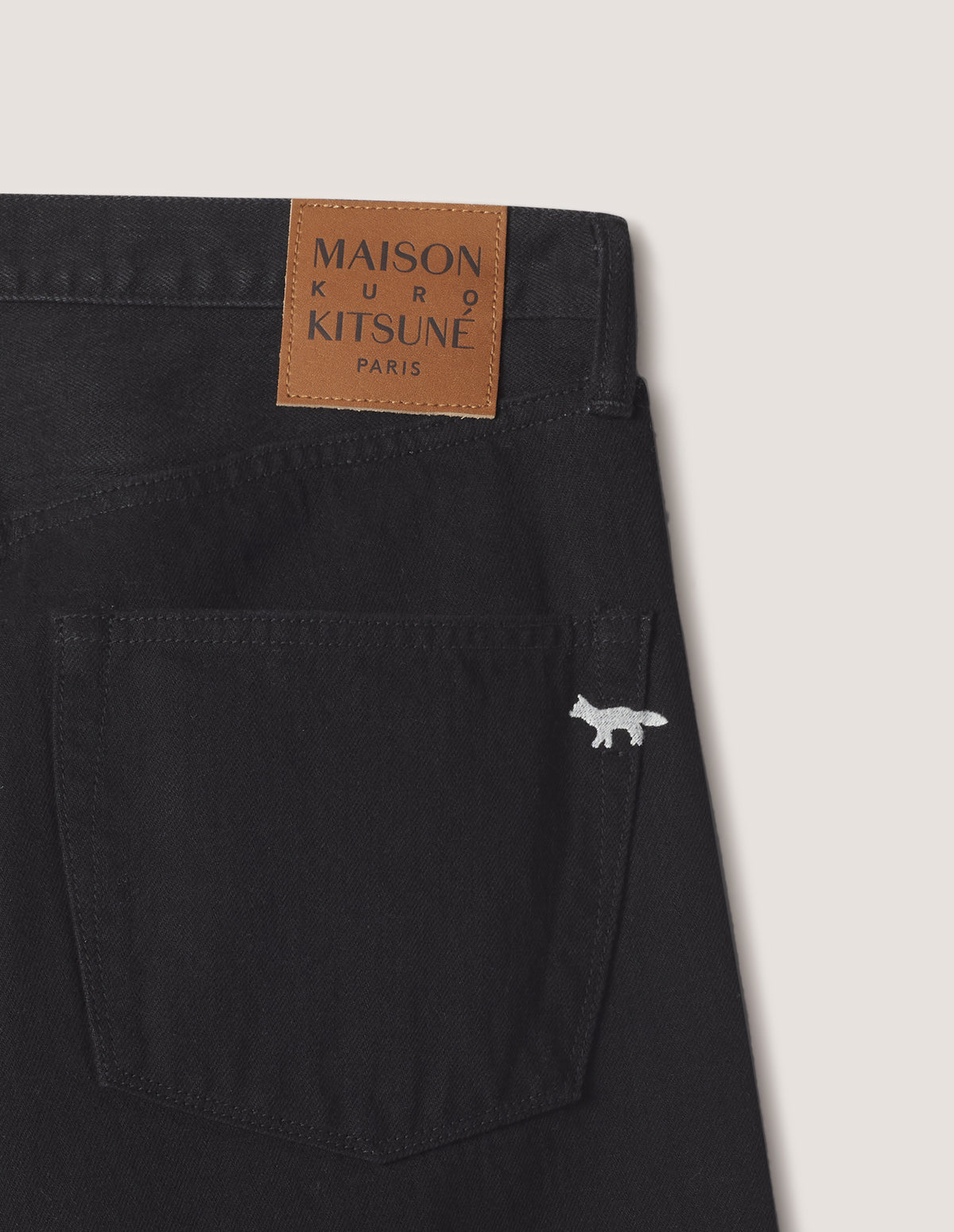 MAISON KITSUNÉ × KURO SELVEDGE DENIM PANTS