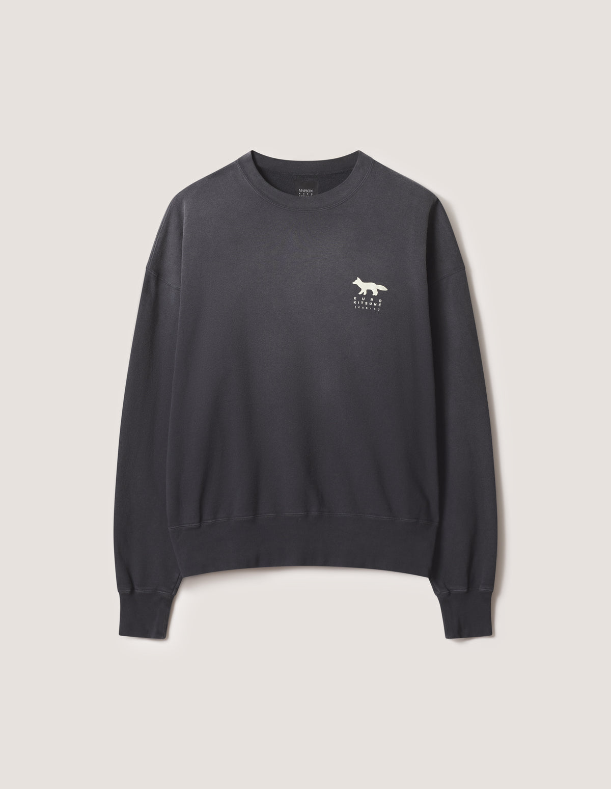 MAISON KITSUNÉ × KURO SUNFADE FOX SWEATSHIRT