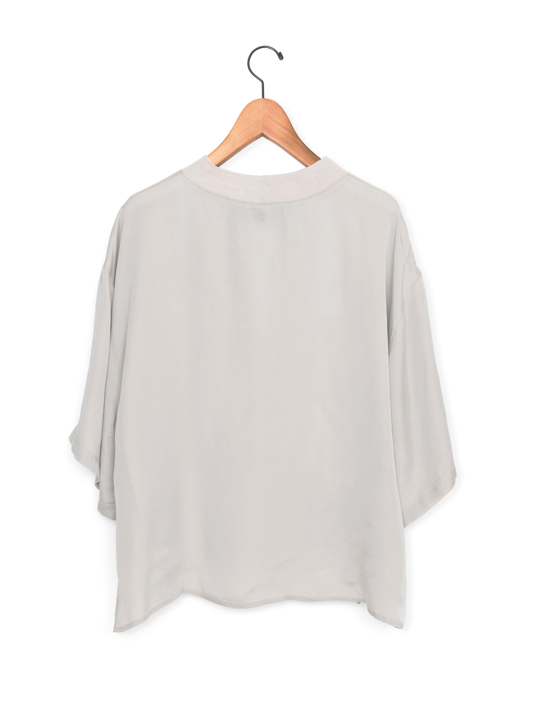 TICCA |キュプラフィブリルTシャツブラウス TBFA-153 / white , beige , khaki(色別注)