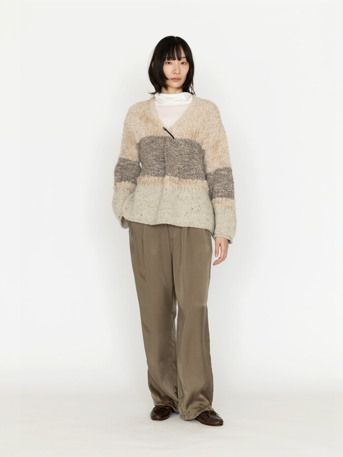 enrica | ウールニットVネックトップス KNIT299