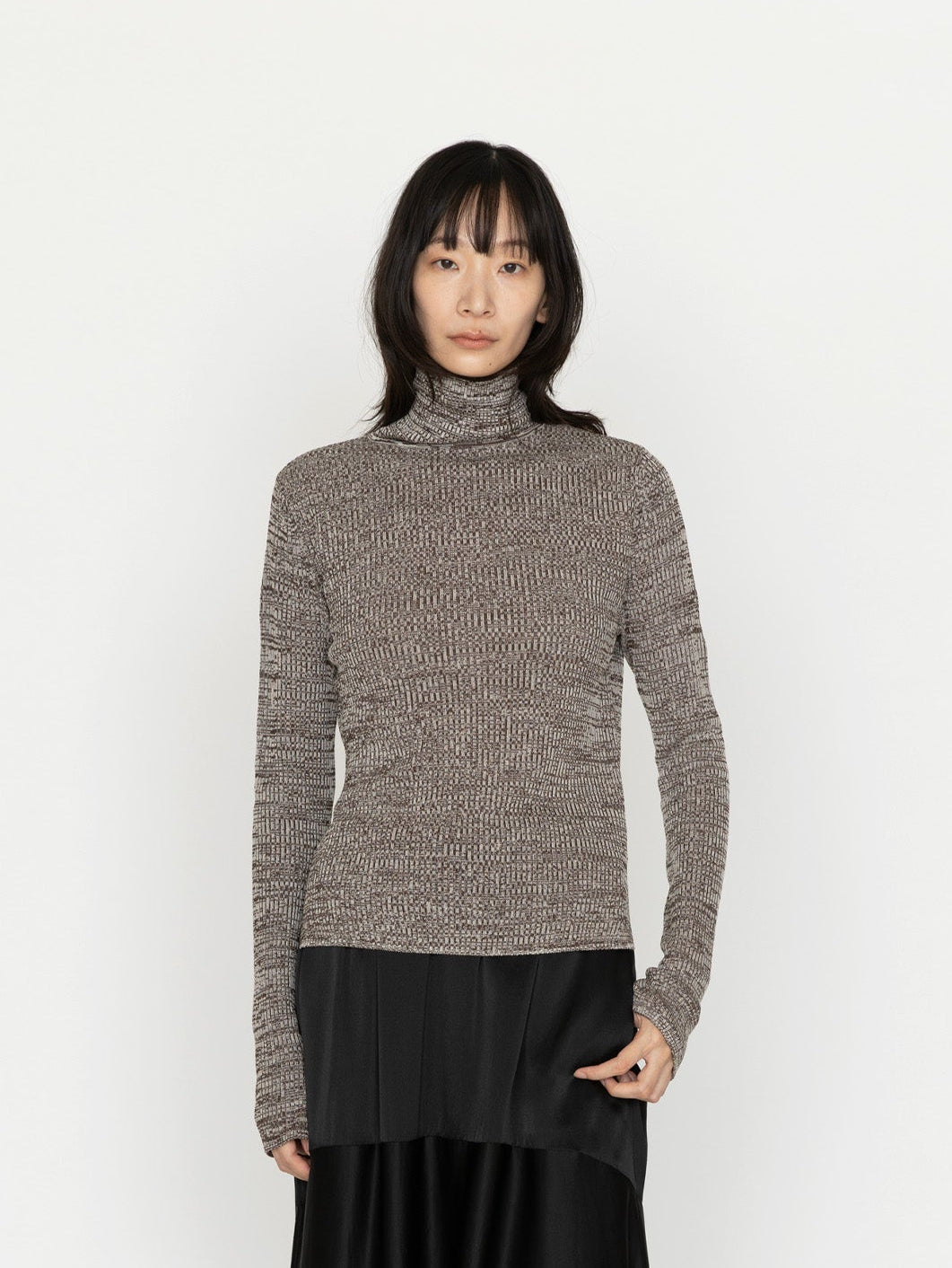 enrica | シルクハイゲージニットハイネックニット KNIT288