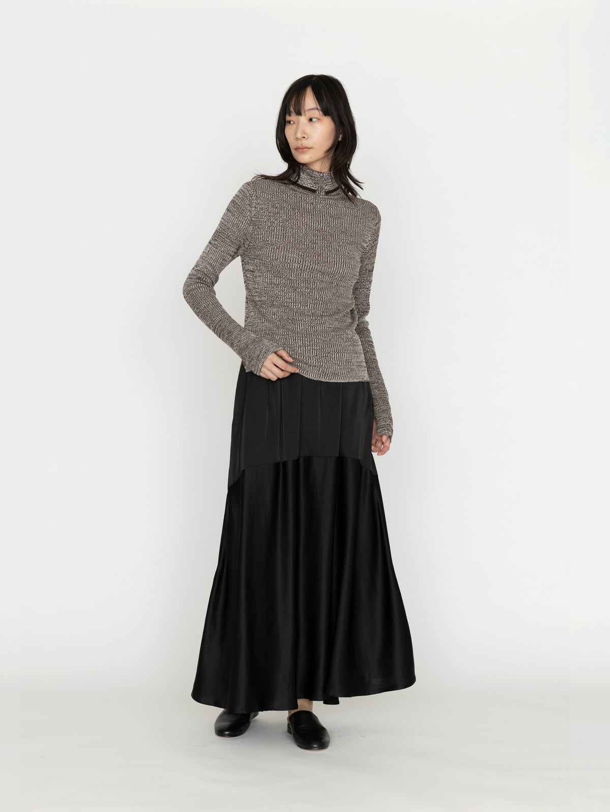 enrica | シルクハイゲージニットハイネックニット KNIT288